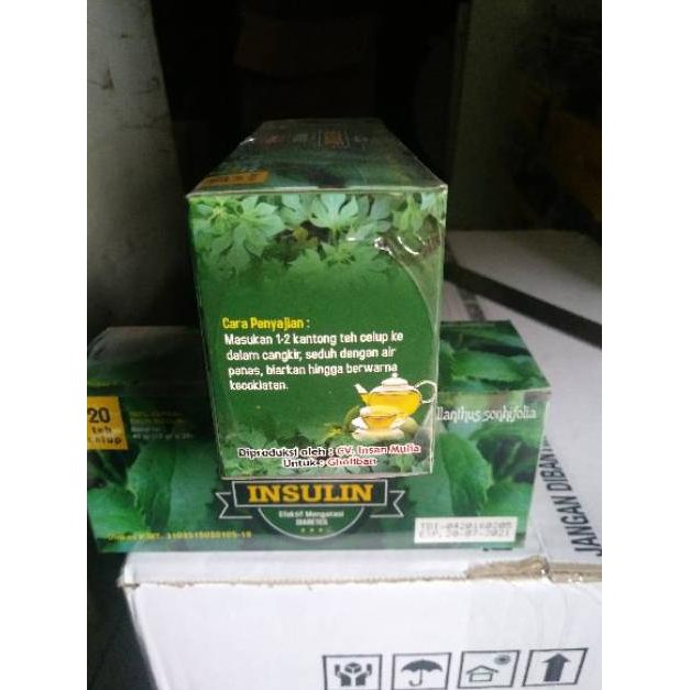 

Teh Celup Daun Insulin Gholiban isi 20 Sachet
