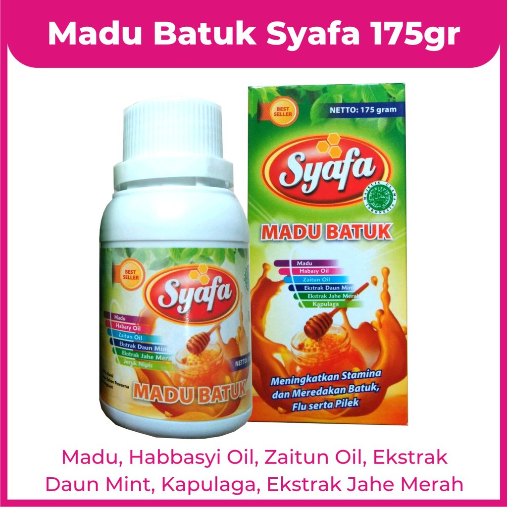 

Madu Batuk Syafa 175gr