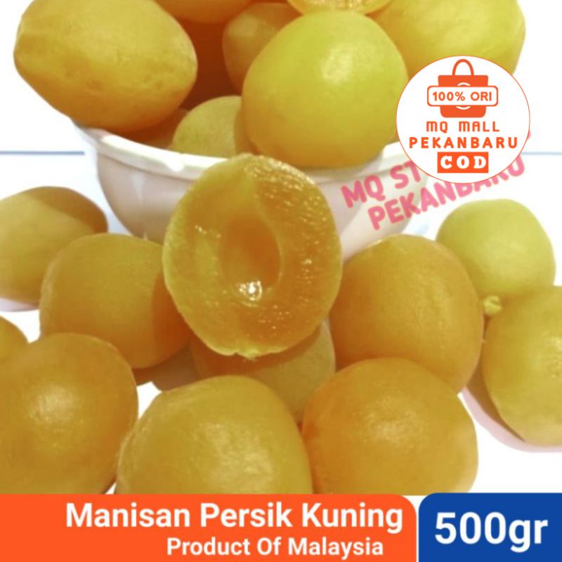 

Manisan Buah Persik Kuning & Merah 500gr