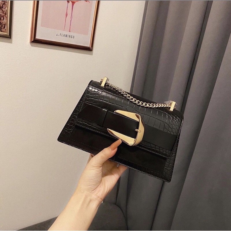 PEDRO GESPER CROCO LIKE IMPOR/ TAS WANITA TERBARU / TAS ANDIN / ELONA BAG /DAMELIA MESIA BAG WANITA