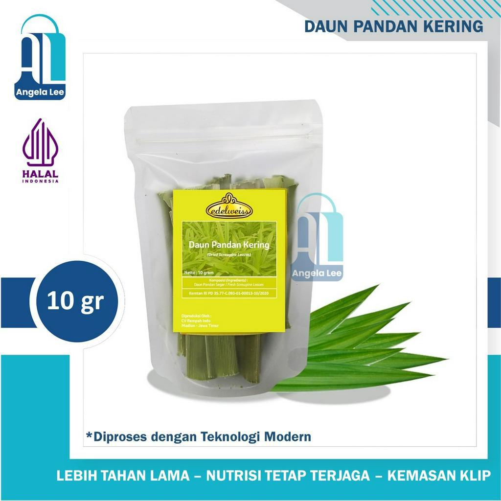 Edelweiss Daun Pandan Kering 10gr Bumbu Dapur Asli Tahan Lama