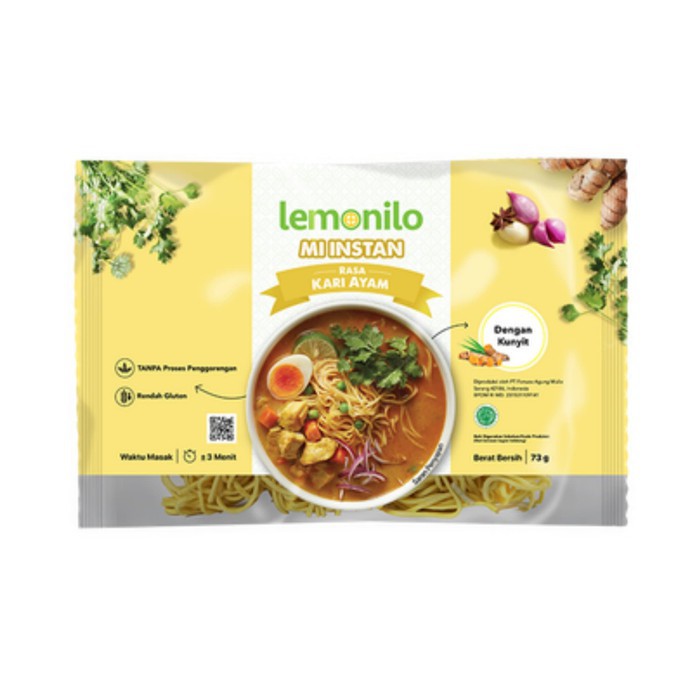 

Lemonilo Mie Instant Rasa Kari Ayam