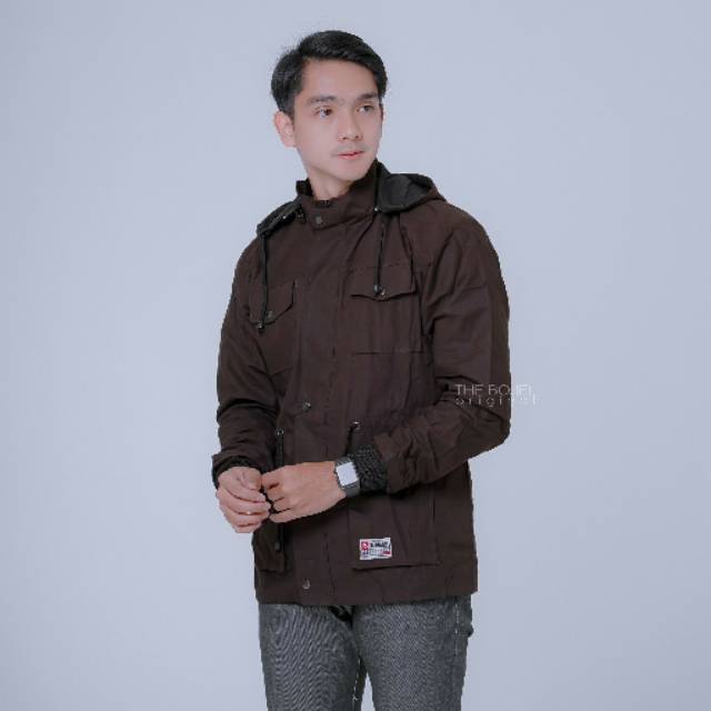 PARKA JAKET CANVAS JAKET PARKA BAHAN CANVAS