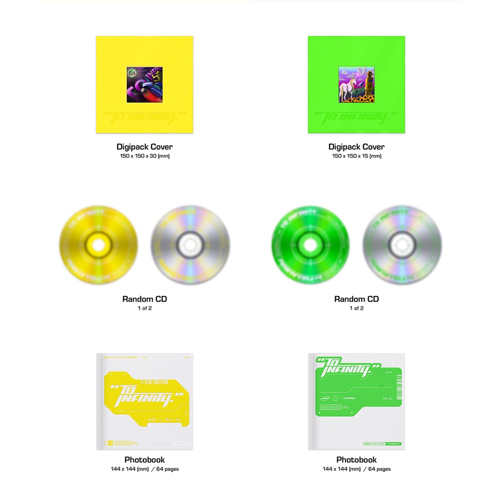 (Set) MINO - 3rd Full Album &quot;TO INFINITY.&quot; (CD / KiT)