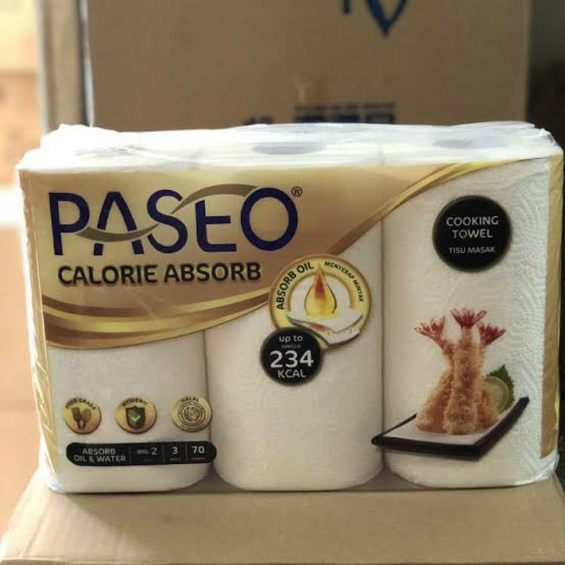 Tissue Paseo Calorie Absorb Cooking Towel 3 In 1