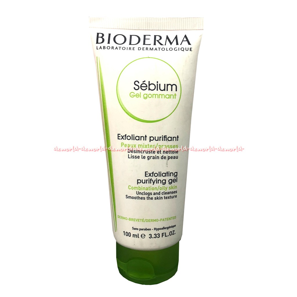 Bioderma Sebium Gel Gommant Exofolliant Purifiant 100ml Sabun Pembersih Wajah