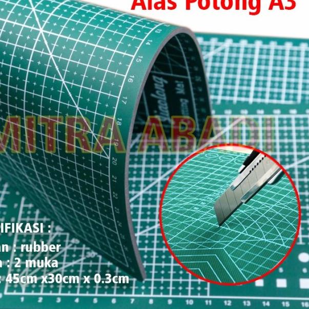 

☼ Alas Potong Work Cutting Mat Pad Ukuran A3 45 x 30 cm - Merah Muda ✳