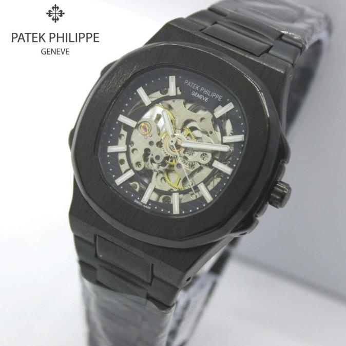 JAM TANGAN PRIA PATEK P MATIC SEMI SUPER,JAM PRIA PATEK RANTAI