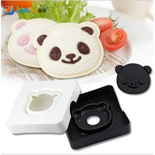 Set Cetakan Roti Kepala Panda Bread Mold Panda Bento Bread Maker