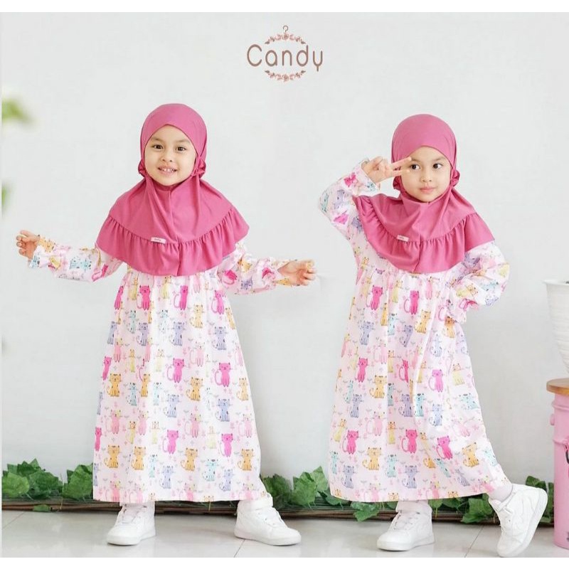 CANDY Keyla Gamis anak perempuan junior 7 8 9 10 tahun