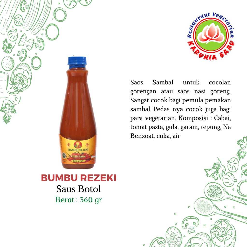 

Bambu Rezeki Saus Botol 360 gr