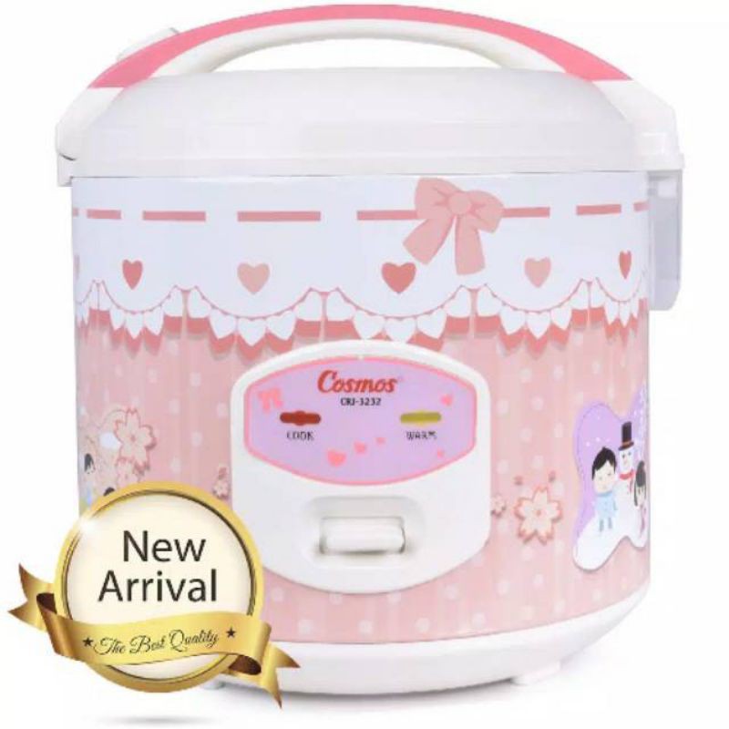 Cosmos Rice Cooker 1.8 Liter 3 in 1 CRJ3232 400 Watt