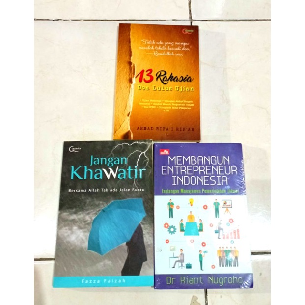 PROMO PAKET OBRAL BUKU MOTIVASI ( 3 BUKU 35 RB) / PENGEMBANGAN DIRI / INSPIRASI / MOTIVASI / BUSSINESS / SELF REMINDER / MURAH ORIGINAL-PAKET 30RB