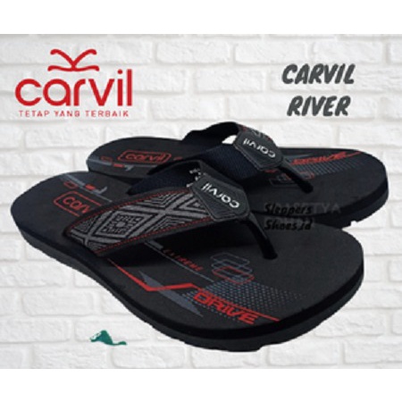 CARVIL RIVER/sandal carvil jepit/sandal pria/sandal wanita/sandal karet/sandal murah/sandal kasual/s