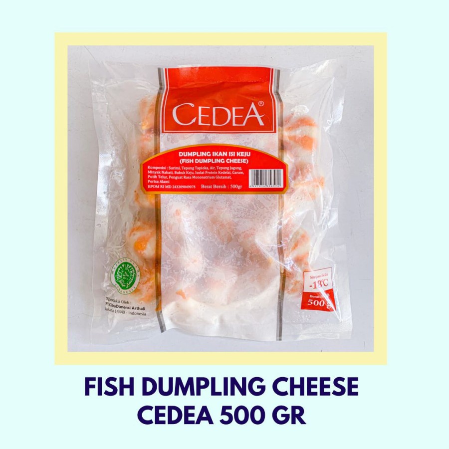 Cedea, Fish Dumpling Cheese 500 gr - FROZEN FOOD