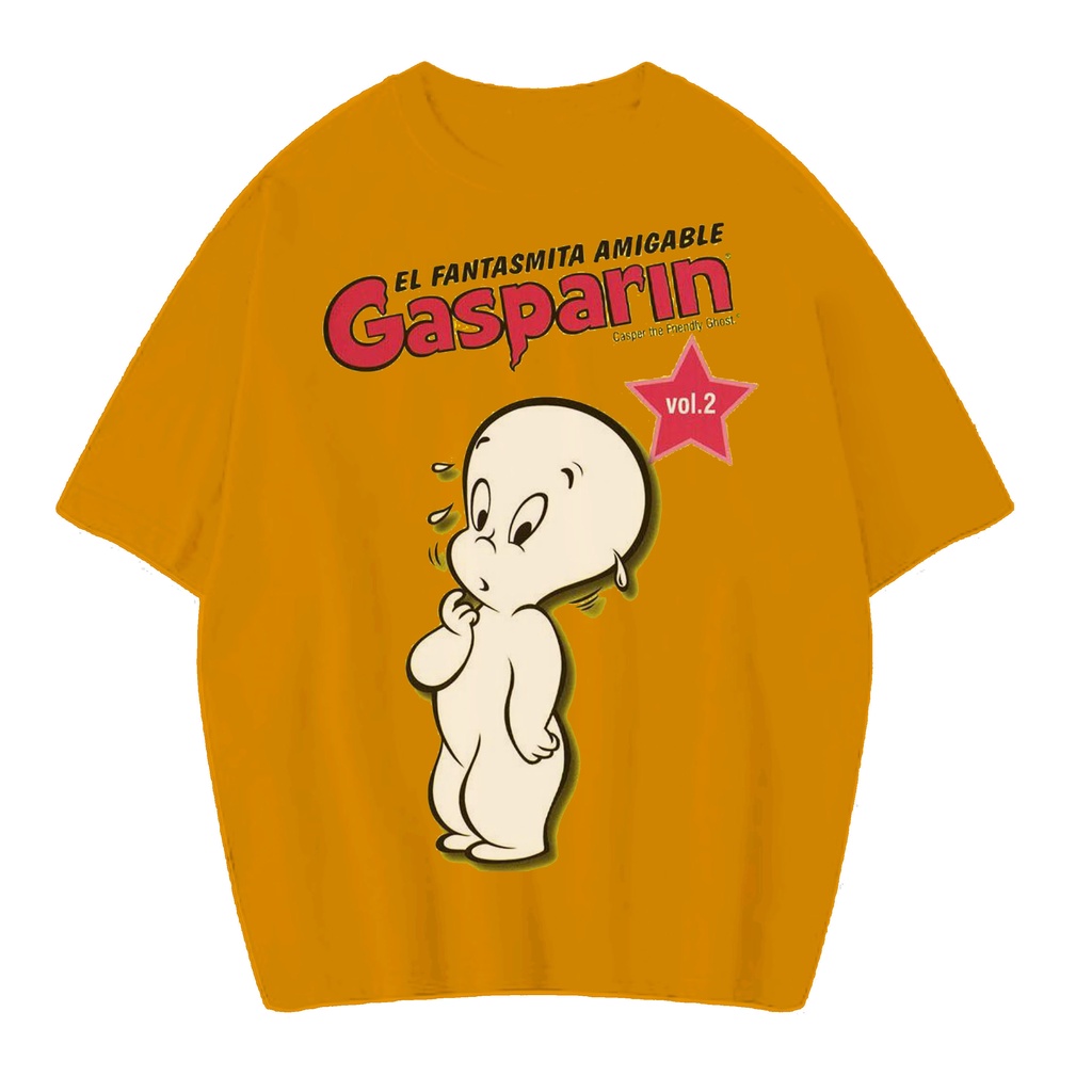 KAOS OVERSIZE CASPER VINTAGE TEE (YELLOW MUSTARD T-SHIRT)