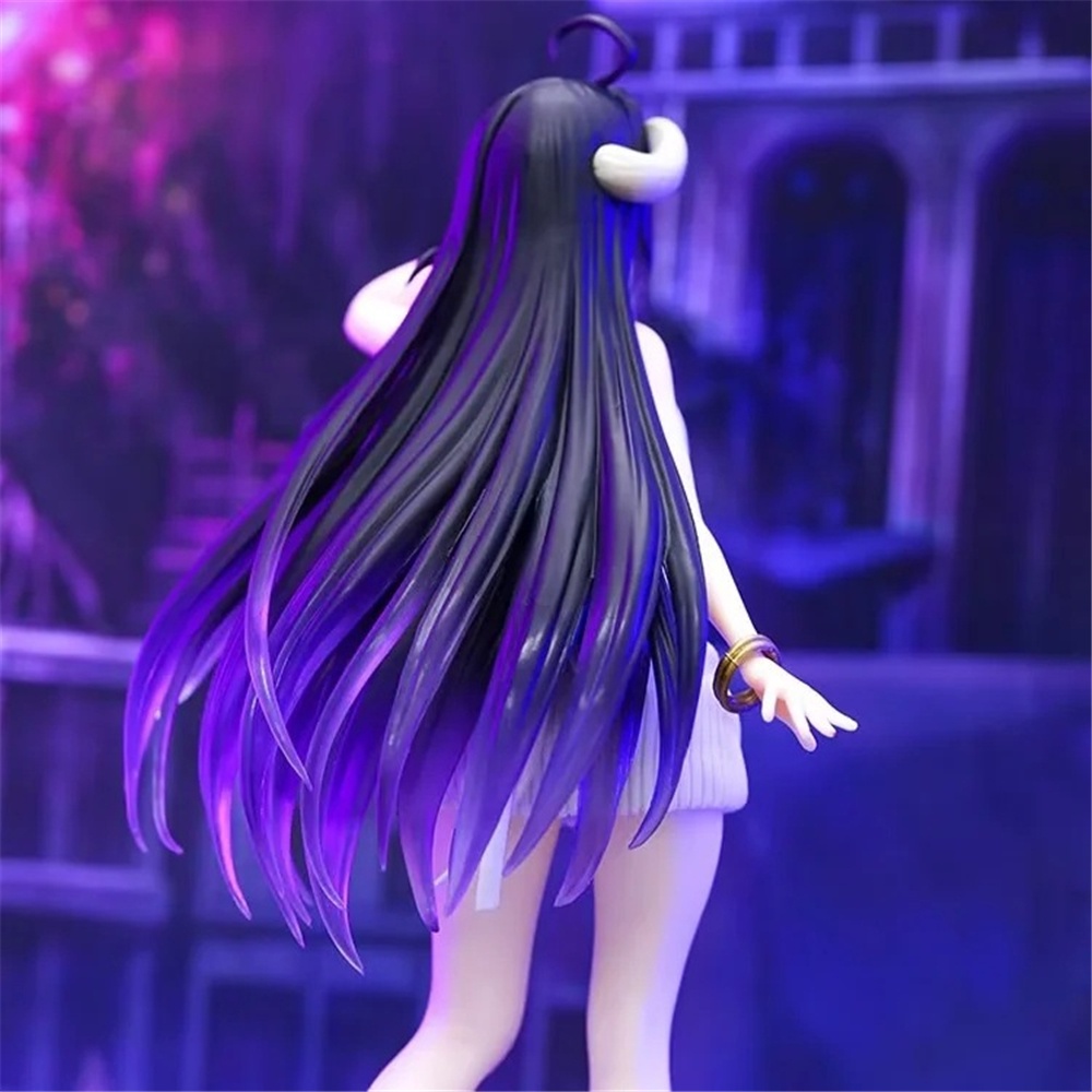 Mainan Action Figure Model Anime Overlord Albedo Bahan PVC Ukuran 22CM Untuk Anak