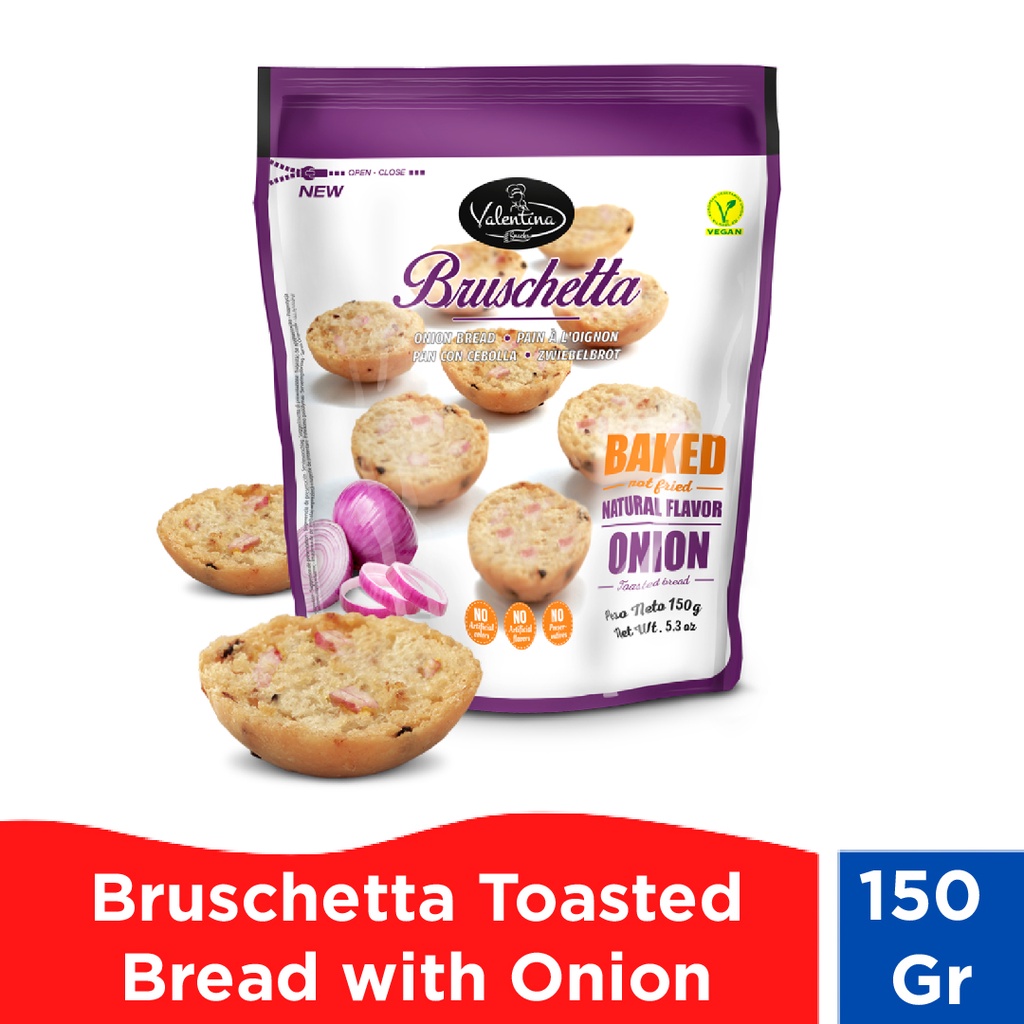 

Valentina Bruschetta Toasted Bread With Onion 150 Gr