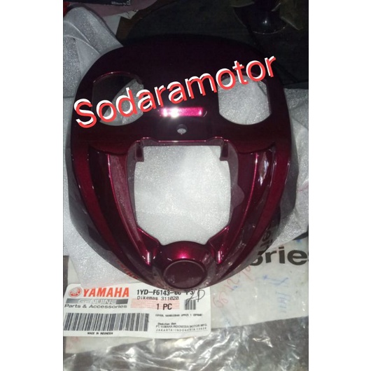 Cover stang fino 125/115cc 1YD warna ungu original ygp