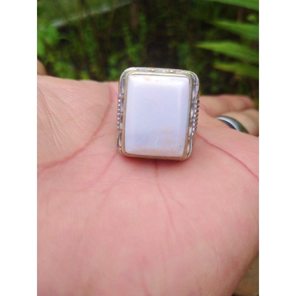 batu akik yaman putih abyad