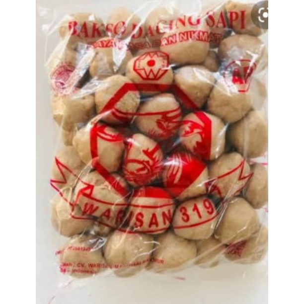 

bakso sapi warisan 319 AB isi 50 butir
