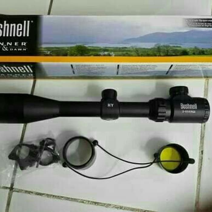 Bisa COD TELESKOP BUSHNELL 3-9x40 RGB SUNSHADE