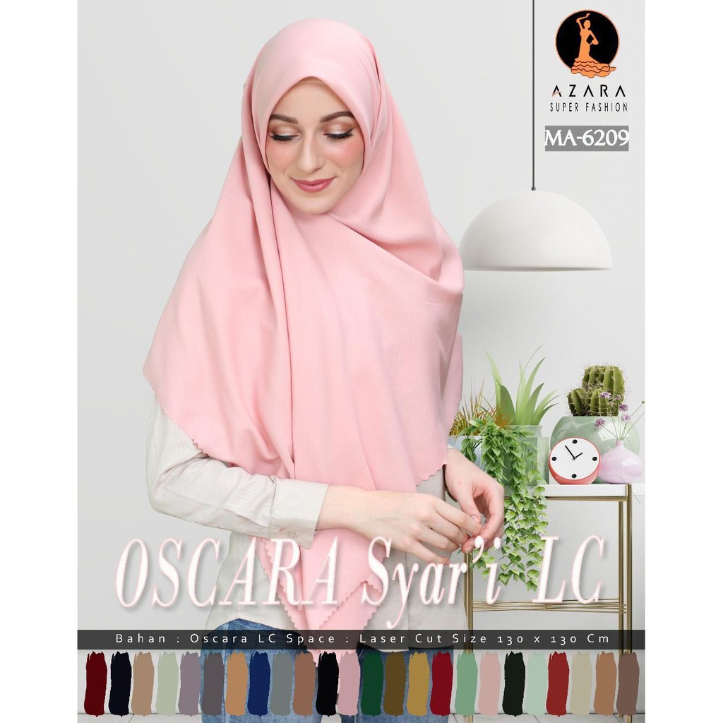 HIJAB SEGIEMPAT OSKARA VOAL MIRACLE SYARI LC By AZARA JUMBOI