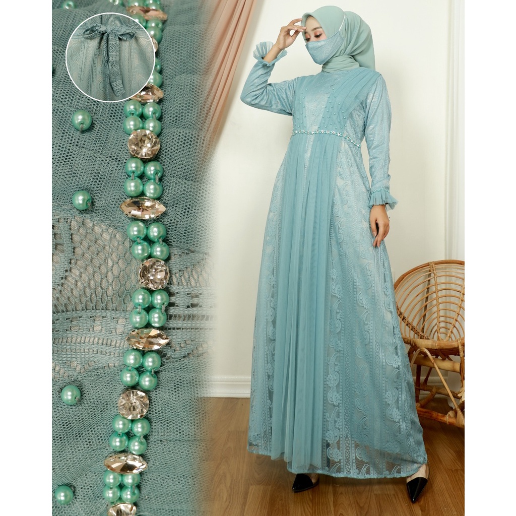 PROMO LONG DRESS VIOLA / DRESS PESTA / DRESS KONDANGAN CANTIK