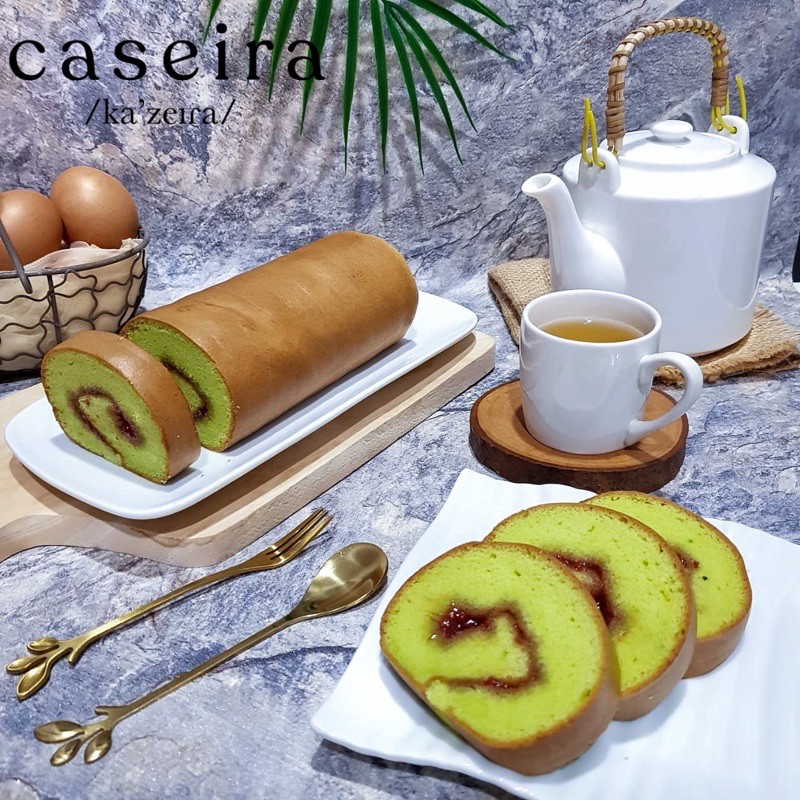 

Bolu Gulung Pandan/Roll Cake Pandan