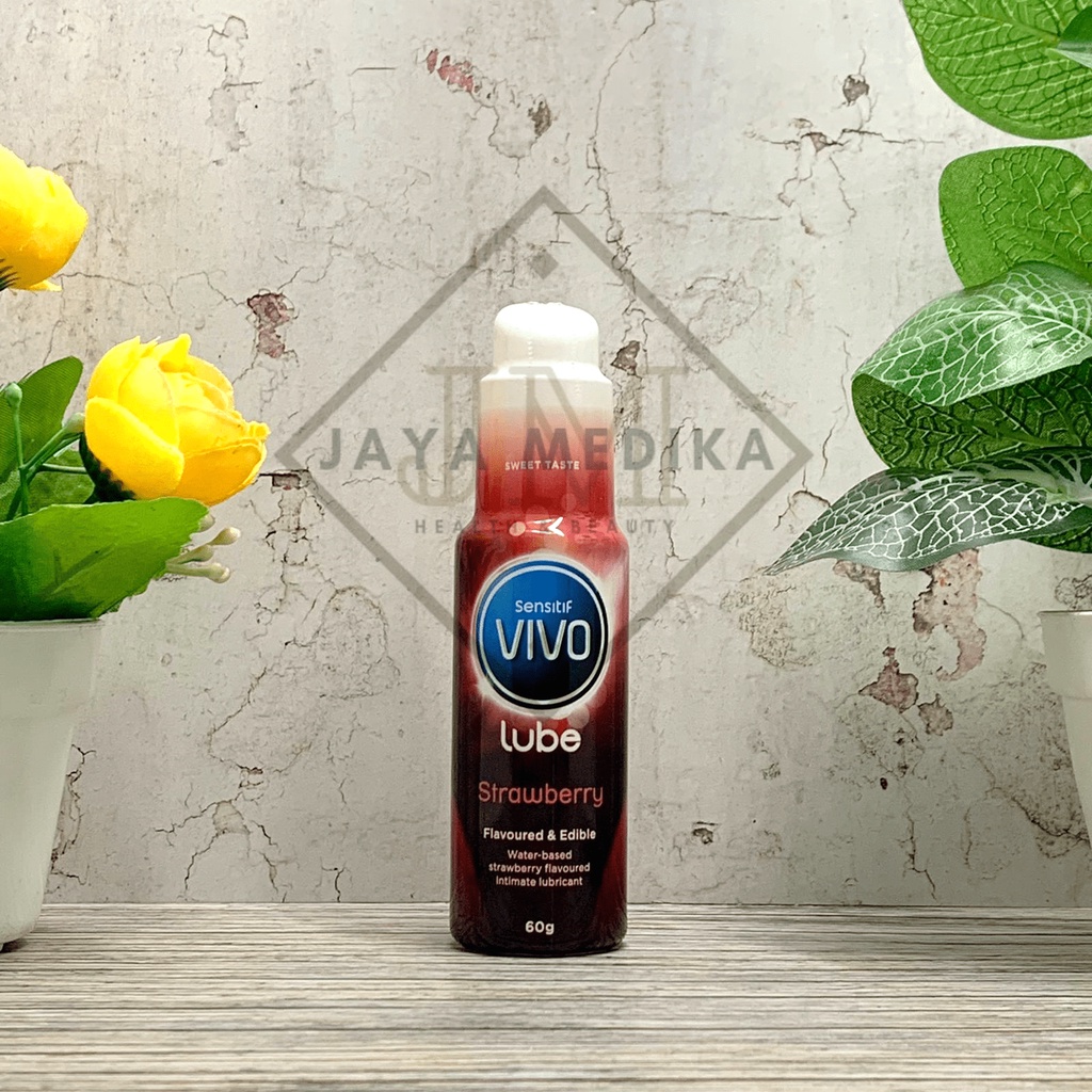 Sensitif Vivo Lube Strawberry 60g - Pelumas