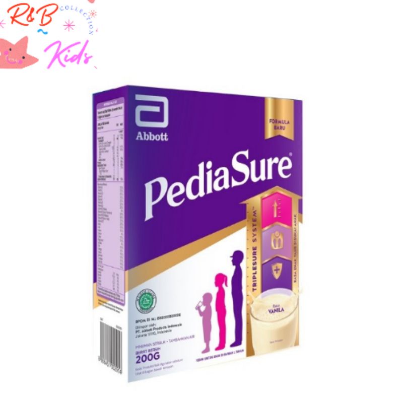 Pediasure Triplesure Susu Formula Pertumbuhan Anak Vanila 200 Gram
