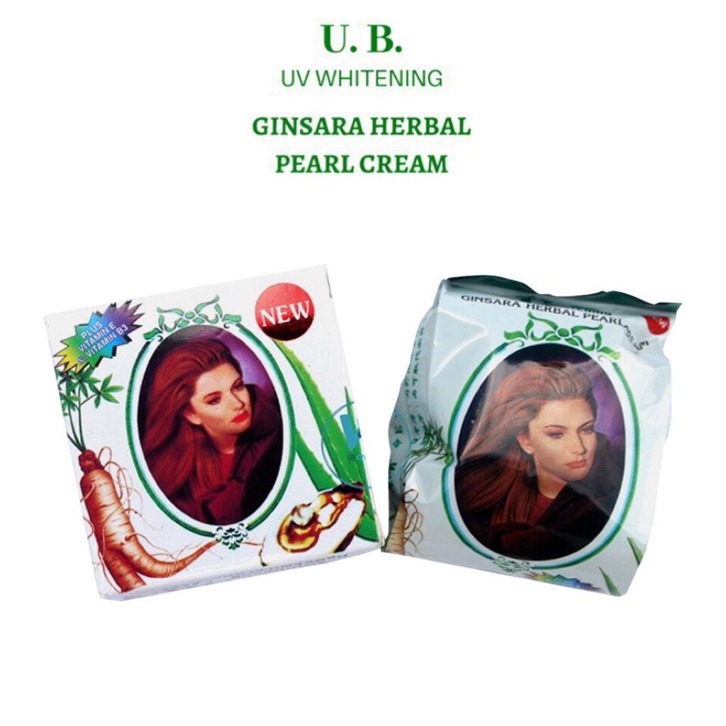 UB Ginsara Herbal Pearl Cream Thailand
