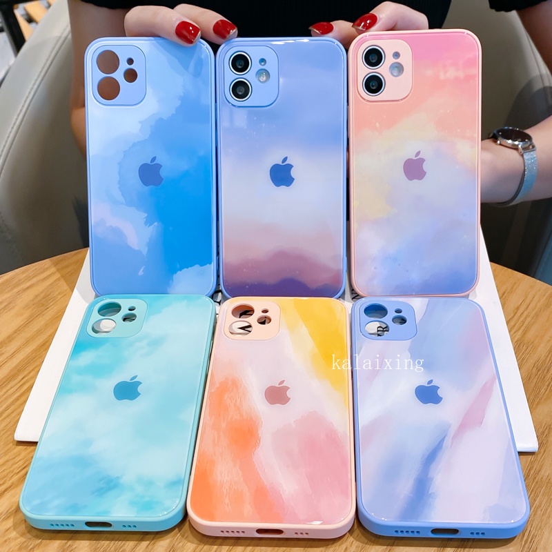 Case Tempered Glass Untuk Iphone 13 Pro Max 11pro Xs Max Xr X 12pro 7 8 Plus