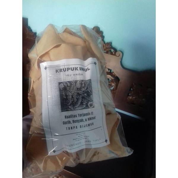 

Krupuk Inul/krupuk keong langsung goreng