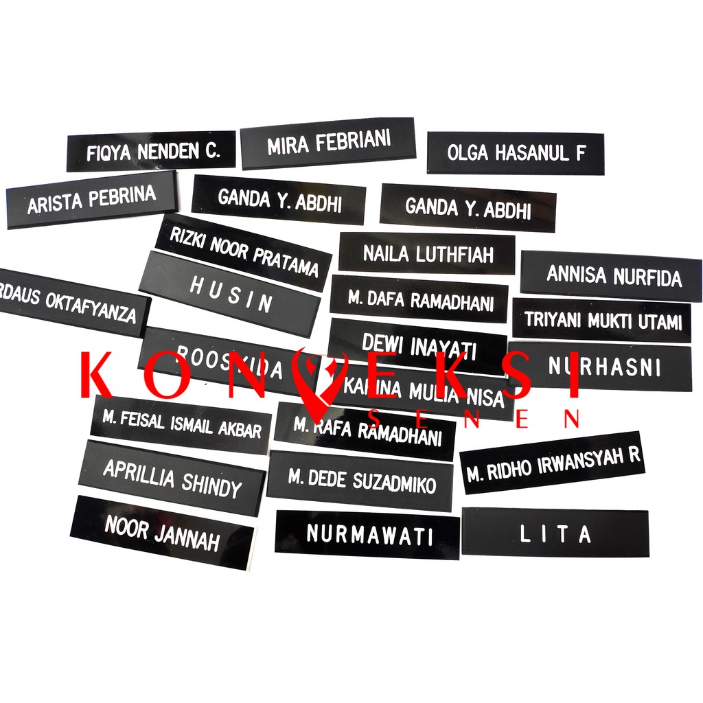 NAMETAG/PAPAN NAMA/NAMA DADA