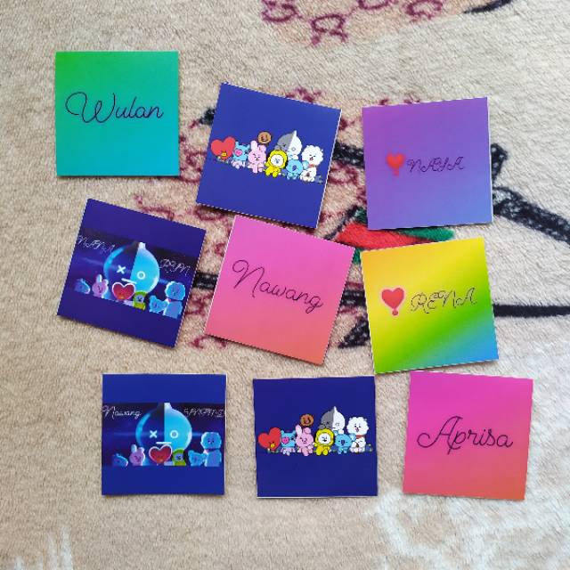 CUSTOM STICKER 10x15CM NO CUTTING (FOTO DARI PEMBELI)
