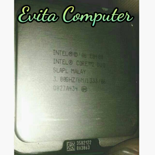 Prosesor Intel LGA 775 Core 2 Duo E8400 3.0 Ghz Plus Fan Prosesor Original