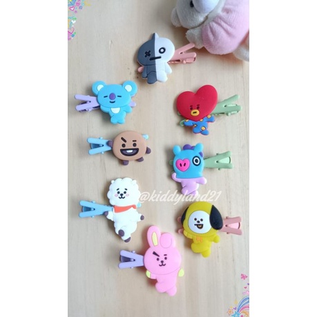 Jepit Rambut Anak BT21 X