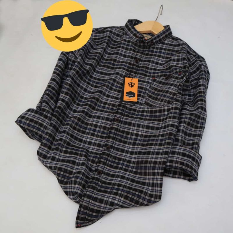 KEMEJA FLANEL BEG SEZE SUPER PREMIUM LANGAN PANJANG  UNISEX LIMITID