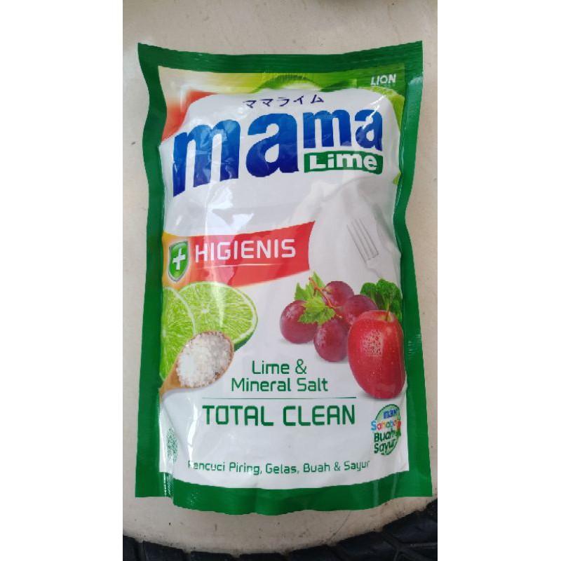 Mama Lime Higienis &amp; Mineral Salt Pouch 780ml Total Clean