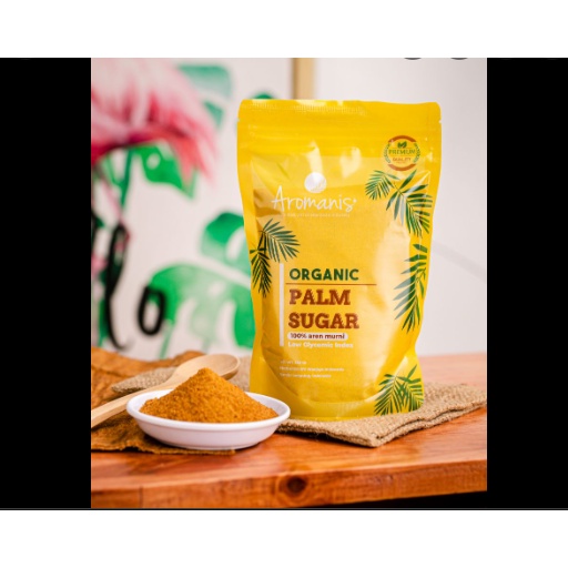 

Aromanis Palm Sugar Organic 250gr Gula Aren Murni Organik Gula Semut Gula Kelapa Coconut Sugar