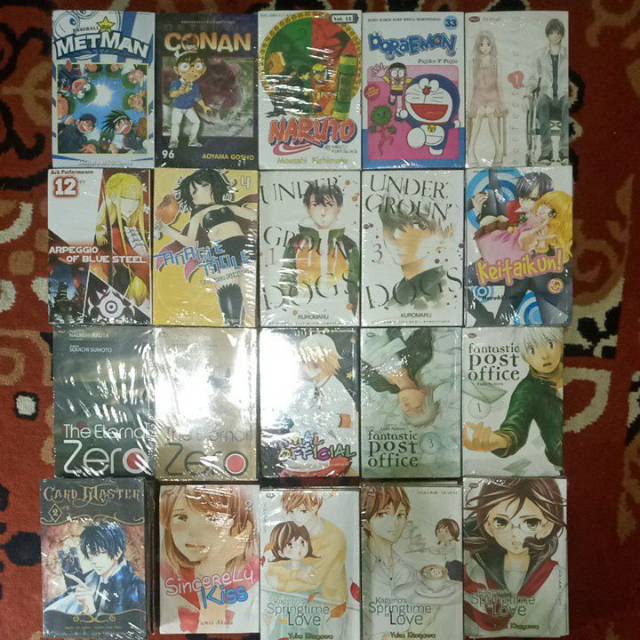 Buku Komik ORI segel ExtraGirl DreamCollector DeathNote Kageno Card Master Arpeggio Anagle Mole Post