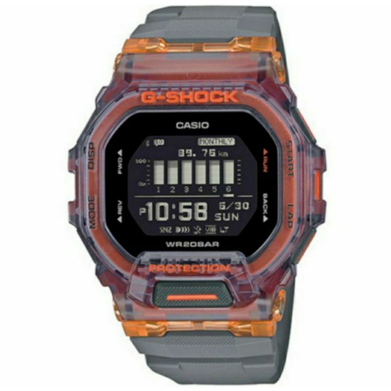 limited stok casio g shock gbd 200sm 1a5dr jam tangan pria original g shock original terlaris