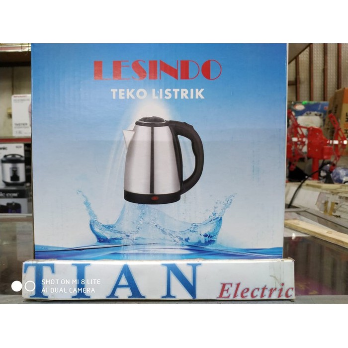 Teko Air Listrik Stainless Steel 1,5 Liter