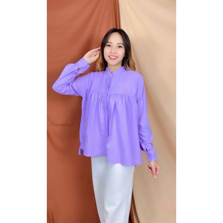 RX Fashion - Flowyy Blouse / Blouse Wanita Murah -R1