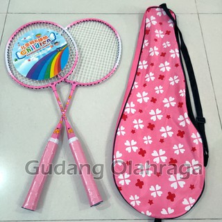  Raket  Badminton Anak Isi 2  pcs Raket  Bulutangkis Anak 