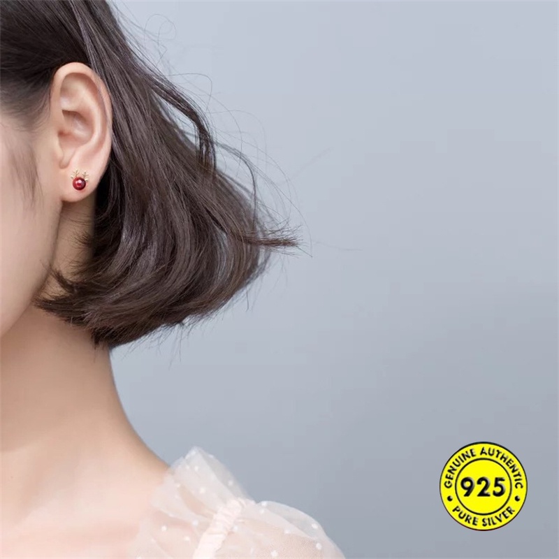 Anting Tusuk Sterling Silver 925 Untuk Wanita