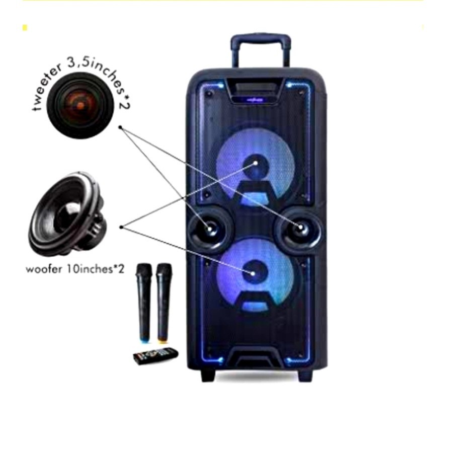 Advance K10D Speaker Bluetooth PA Hi Fi Portable