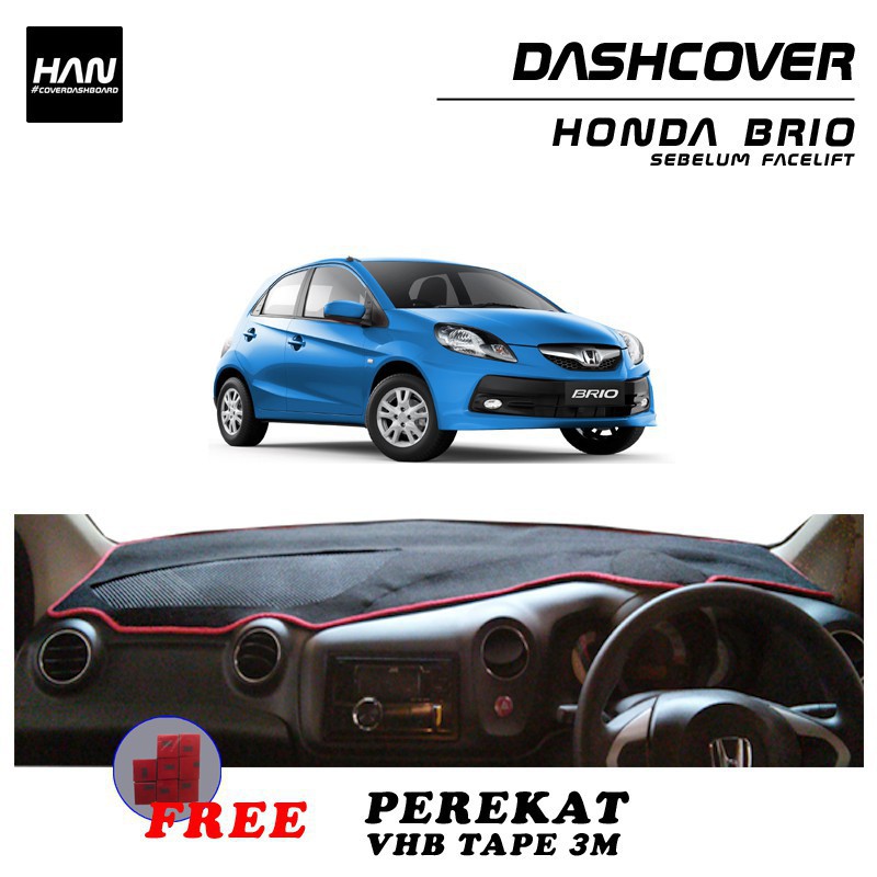 Cover Dashboard BRIO + Antislip pada Airbag Terpopuler dan Awet