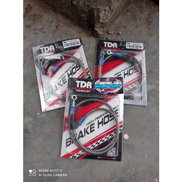 Selang rem TDR silver 95 cm